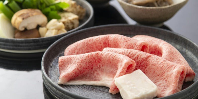 【黒毛和牛肉鍋コース】＋お造り