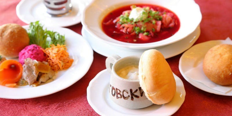 ビ*オ様 Moritz Rogovsky 新品【76000円】　パープル フラン ランチメニュー|ロシア料理レストラン ロゴスキー<公式>|銀座