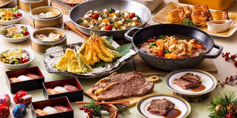 【お正月2026/90分】今年がラストイヤー！お正月スペシャルバイキング＋ソフトドリンク飲み放題（1/1～4）