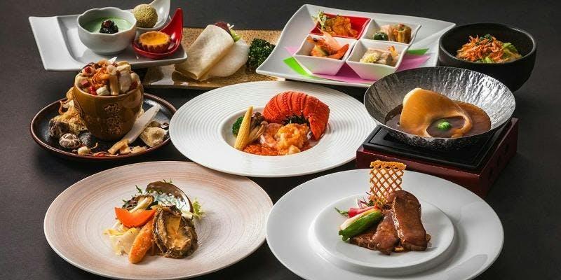 中国料理 三楽／千里阪急ホテル 【三楽】ふかひれ、北京ダック、黒毛