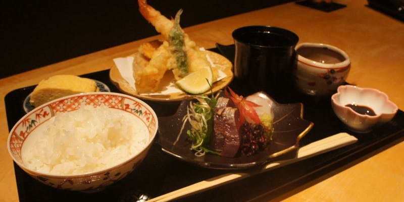 【人気のいわい御膳！】揚げたての天ぷらをお愉しみください（カウンター席）