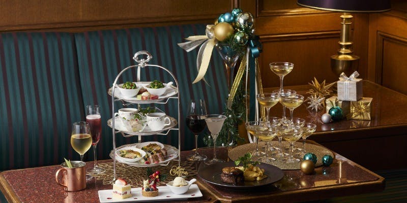 【Xmas2025】スパークリングワインタワー付 Xmasトワイライトアフタヌーンティー＋2.5時間飲み放題付き