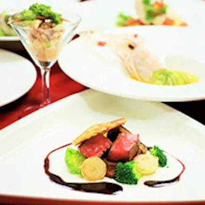 彩り豊かなフランス料理