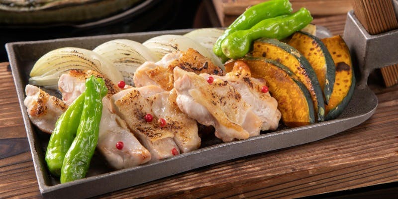 【冬の花月コース/当日予約可/120分飲放題付】鮮魚、岩手地鶏の鍬焼、おぼろ豆腐、秋鮭土鍋ご飯（全9品）