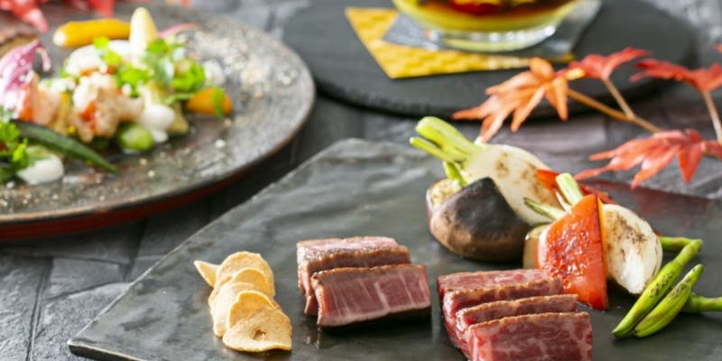 【Xmas2025】＜光輝＞Excellent Lunch＋乾杯酒＋寒ブリと蝦夷鮑＋寒平目と天使海老＋国産牛フィレとロース