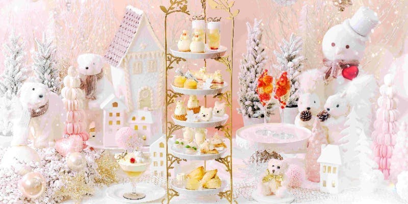 【Xmas2025】紅茶プレゼント付ホワイトベアのXmasアフタヌーンティー＋Mフレールもお替自由 12/20～25