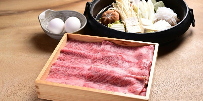 【ランチ会席】段戸牛のすき焼き会席