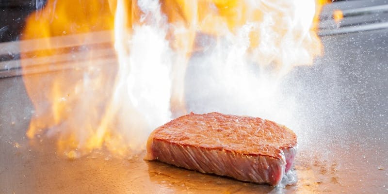 【松阪牛サーロイン steak set】サラダやスープ、サーロイン80gなど全4品