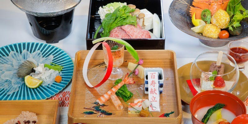 【百寿会席】100周年記念　特別コース　全7品