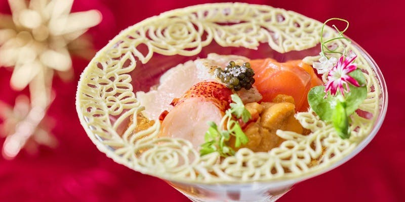 ＜早割＞【Xmas2025】チャペルコンサート付！オマール海老・キャビア・フォアグラ・松阪牛＋ロゼ色の乾杯酒