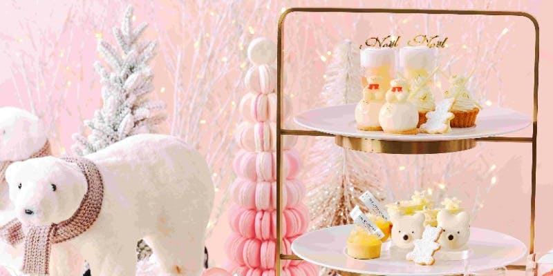 【Xmas2025】SPデザート付クリスマスホワイトベアアフタヌーンティー＋Mフレール1杯（その他お替り自由）