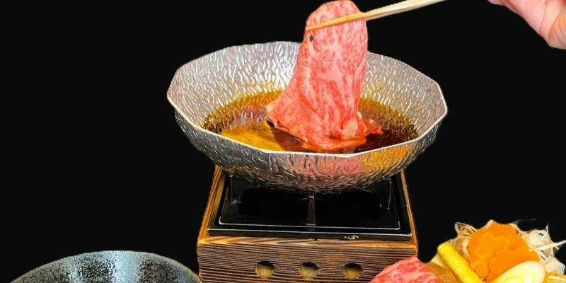 【松阪牛のランチコース＜すき焼き＞】