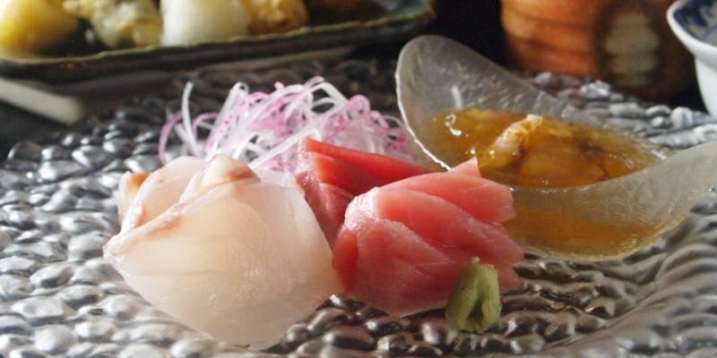 【紅】フレンチ仕立ての魚介のメインと高原もち豚の角煮のWメイン　至福の全7品