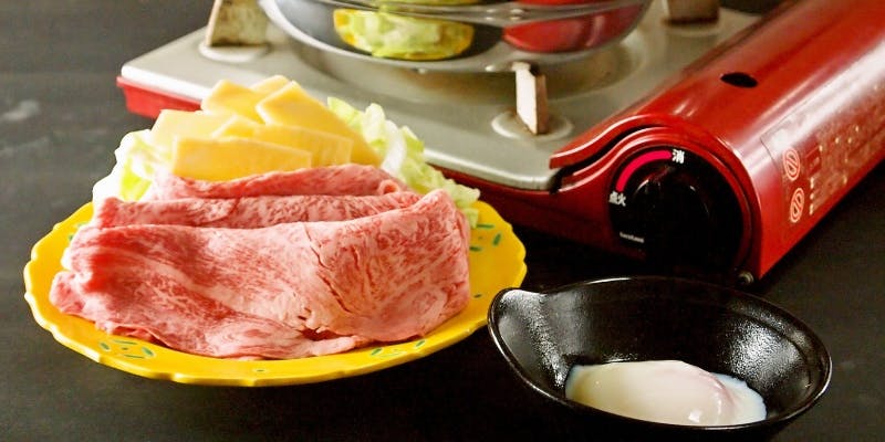 【ランチコース】・トマトと和牛のすきしゃぶ・お造りなど＋乾杯