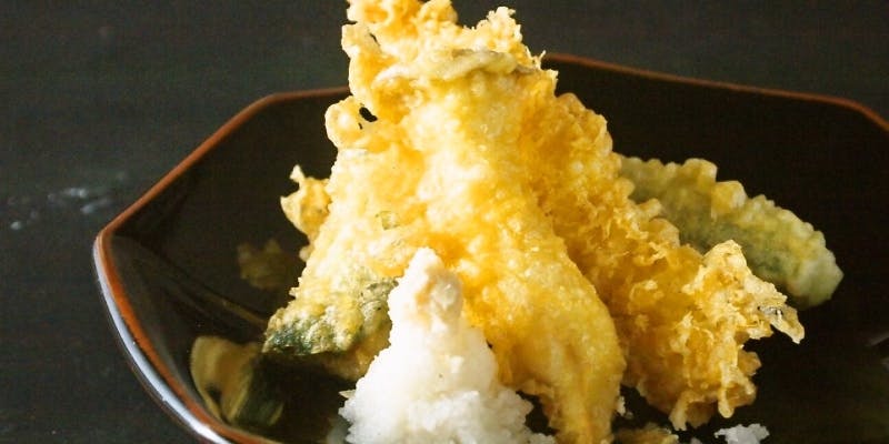 【ランチコース】涼味そうめん・お造り・天ぷらなど＋乾杯