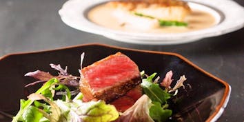 【竹】魚介のメインと柔らかな特選和牛フィレスステーキが楽しめる7品創作和食コース - 南青山 いと家