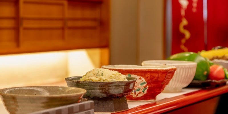 【夜のコース】おばんざい懐石　焼物、揚げ物など　全8品　