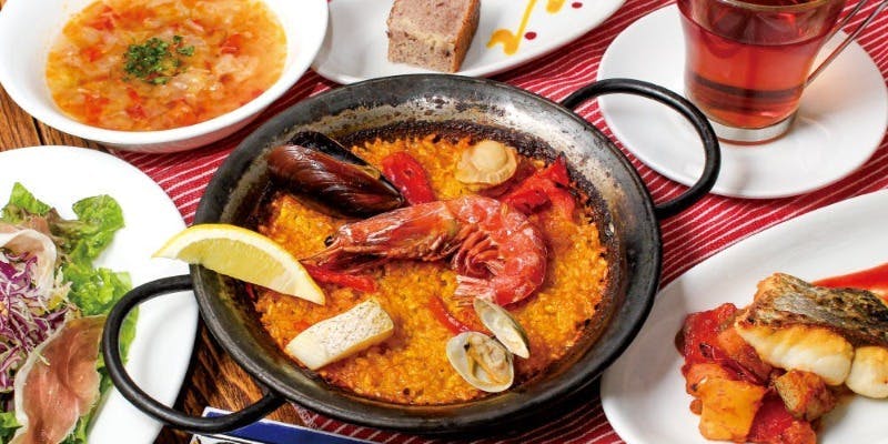 【平日限定】ランチパエリャコース※公式HPからの予約で特典付き