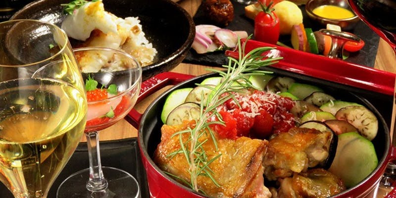 【四季のおまかせコース】魚＋肉Wメインの人気のフルコース