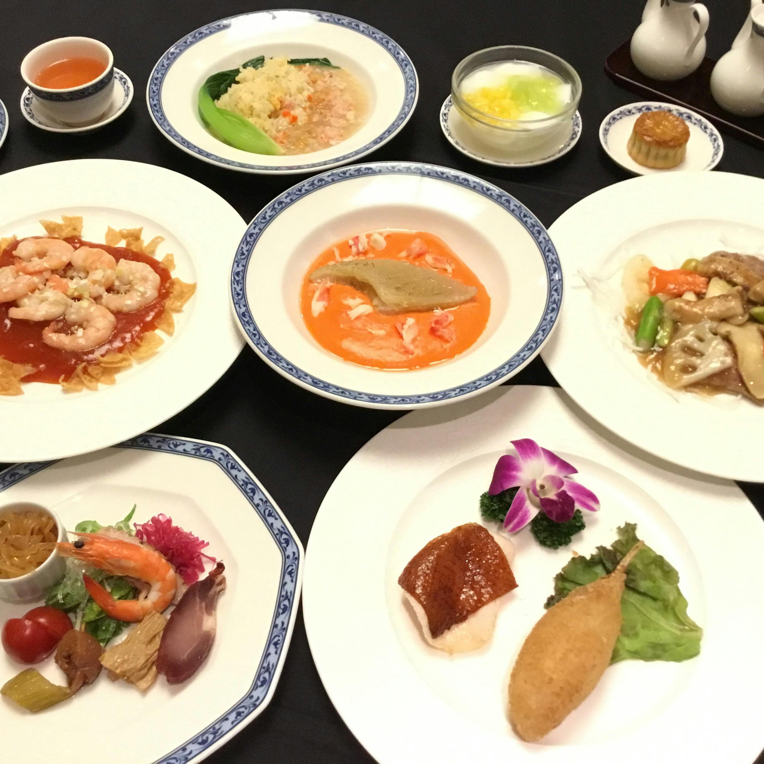ホテルオークラレストラン千葉 中国料理 桃源 翡翠コース 北京ダックor蟹の手の揚げ物 前菜6種など全8品 9 10月 選べる1ドリンク ディナー プラン 11632381 メニュー 一休 Comレストラン