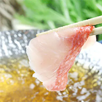 一番人気は魚のしゃぶすき鍋