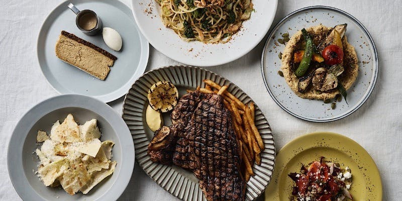 【GH COURSE】当店人気の前菜にパスタ、メインのLボーンステーキとデザート付！