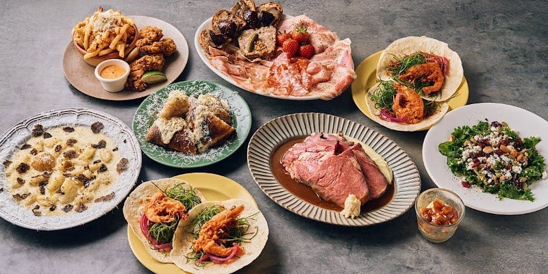 【忘年・新年会プラン】GARDEN HOUSEの大皿プレミアムコース＋120分飲み放題（L.O.90分）