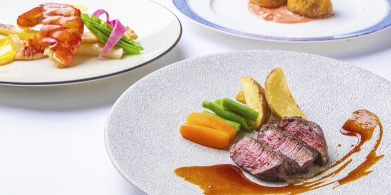 【金谷ホテル Dinner course】ダブルメインを堪能　全7品