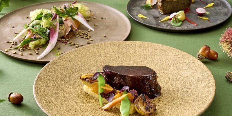 【トゥルネ】選べるメインなど全6品＋乾杯用グラスシャンパーニュ（窓際確約）