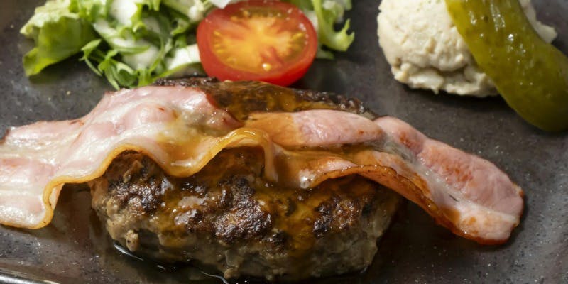 【黒毛和牛ハンバーグ ランチセット】