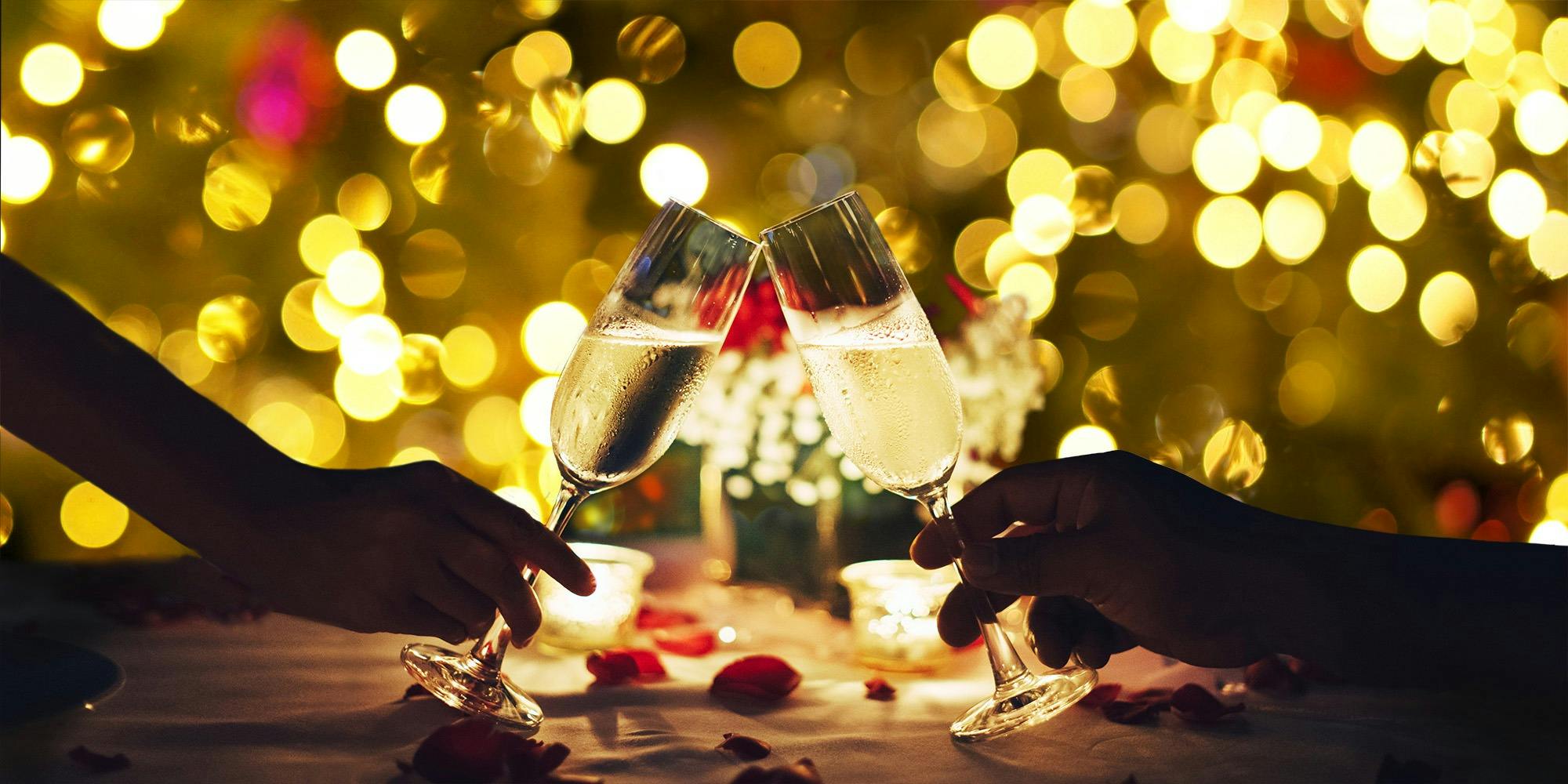 クリスマスセール♪スポード☆ビリングスレイローズ ディナープレート６枚ジュエル クリスマスディナー】自家製ローストビーフやパスタなど全6皿+乾杯