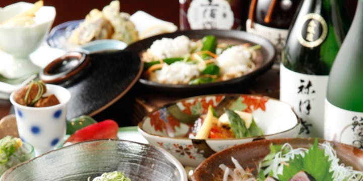 在印 朱色 三つ足鉢 5客揃 割烹料理 日本料理 土佐料理 祢保希 赤坂店 「黒潮皿鉢コース」【皿鉢料理＋4品】 ランチ