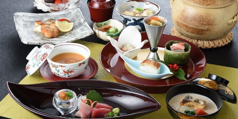 【懐石 花】広島なだ万おすすめ！ 旬の食材を用いた本格懐石料理 全7品