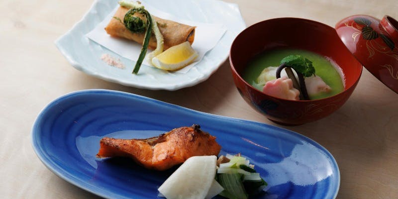 【季節の5品コース】前菜からお食事までこだわりのお料理を愉しめるプラン（個室）