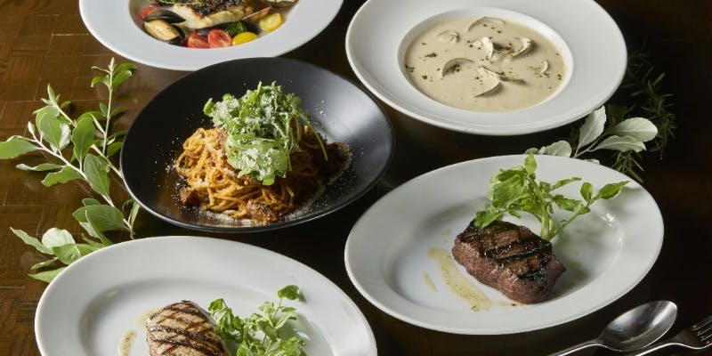 【スタンダードコース】前菜、スープ、メインとデザート全4品 （コースのみ）