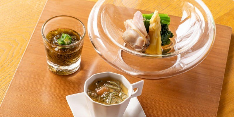 【可不可　和食コース】全8品＋ワイン・日本酒ペアリング5種