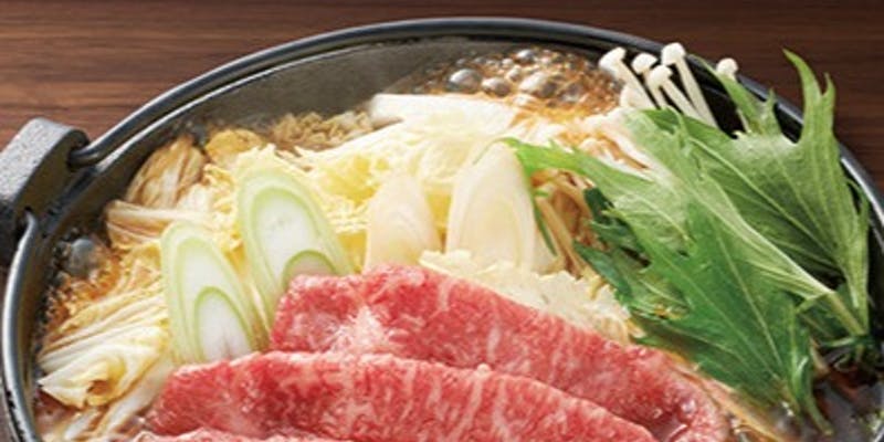 【特選松坂牛のすき焼きコース】お造り、旬の魚料理、など全7品