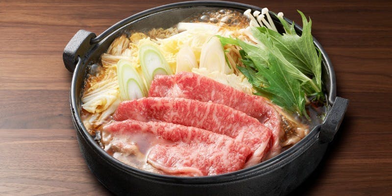 【特選松坂牛のすき焼きコース】お造り、旬の魚料理、など全7品