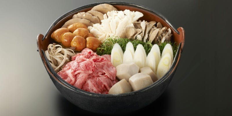 【あじさいコース】山形牛名物芋煮鍋やマッシュ海老真薯など全7品