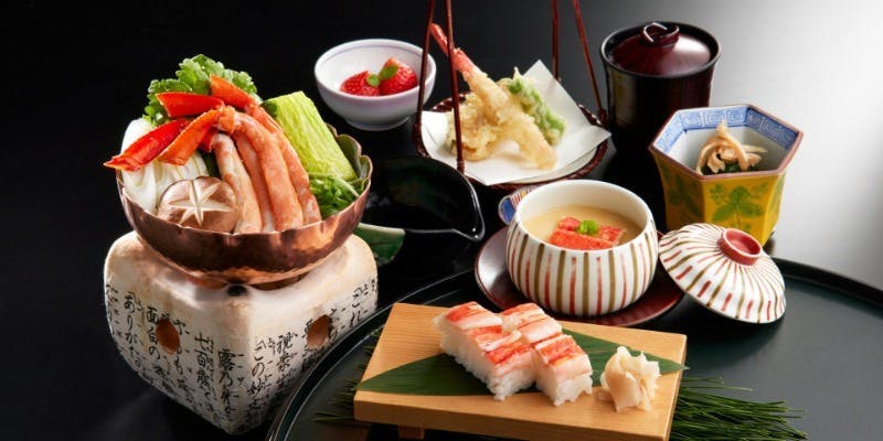 【都ホテル 岐阜長良川 20周年記念特別メニュー 第二弾】 冬の蟹尽くし御膳