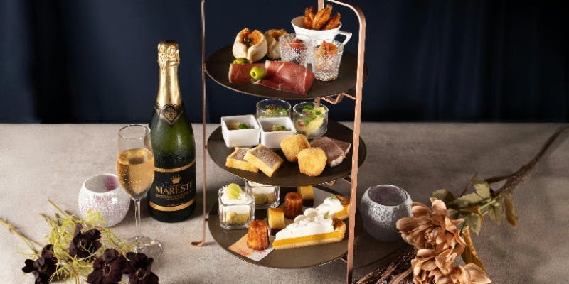 【イブニングハイティー】大人のくつろぎ時間＋乾杯ドリンク（22時まで滞在可）