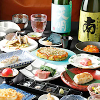 贅沢食材を使用した鉄板焼き料理とお料理に合う日本酒をご用意
