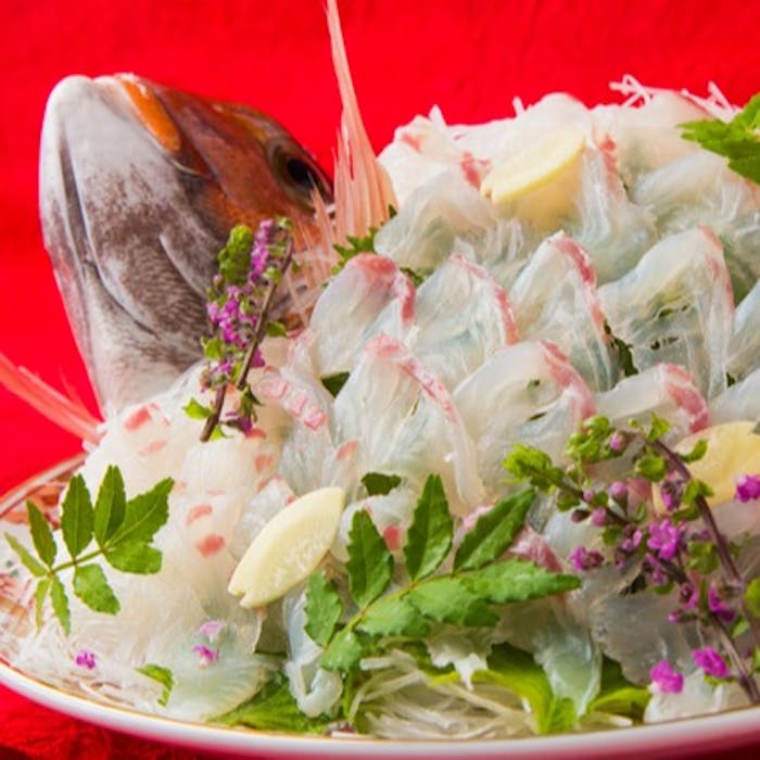 博多 畑中 アラ会席 特上 とらふぐ刺し 鍋 唐揚げなど全6品 ディナー プラン 11644922 メニュー 一休 Comレストラン