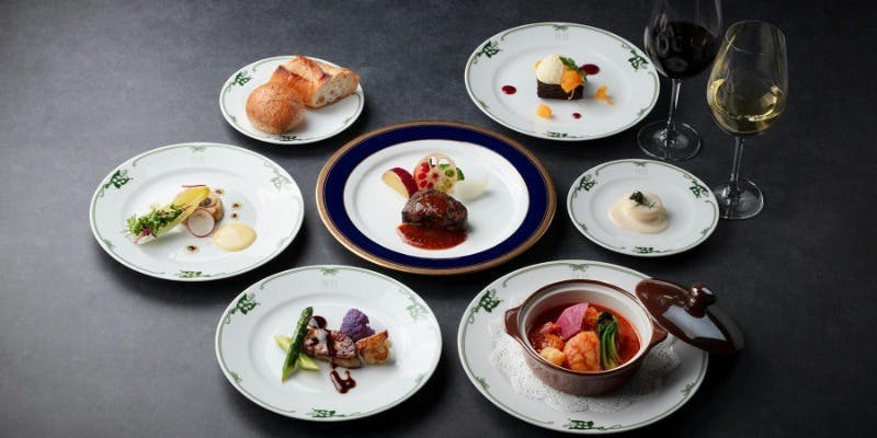 メインダイニングルーム／万平ホテル 【けやき】アミューズ、冷前菜