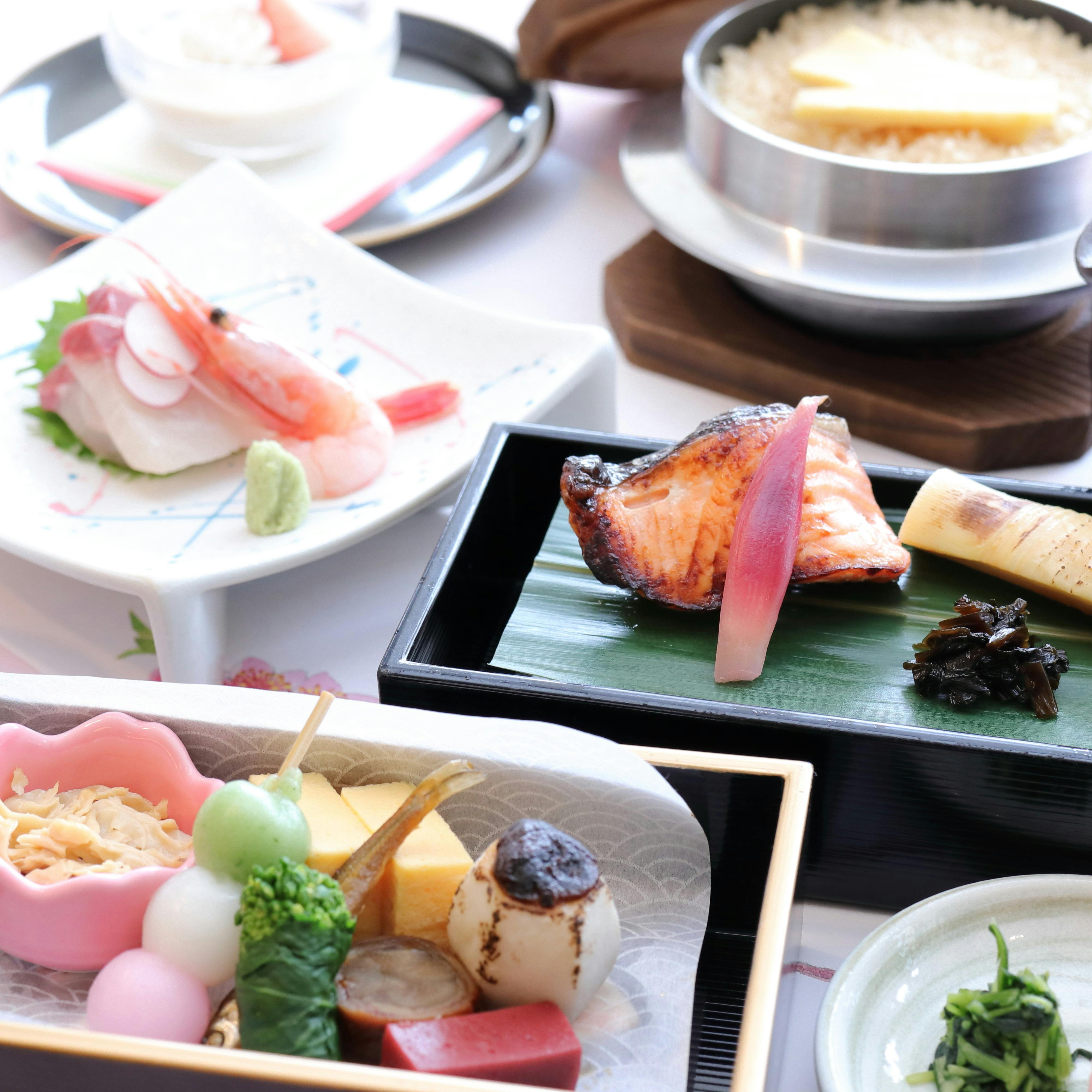 京雅 京都 嵐山 ご清遊の宿 らんざん 釜炊き竹の子御飯と花見弁当 ご予約限定 ランチ プラン 11181874 メニュー 一休 Comレストラン