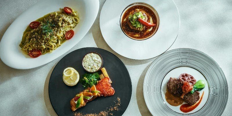 【WINTER LUNCH 2025】ホテル最上階でパスタ付き5品コース（12/1ー31）（窓側選択可）