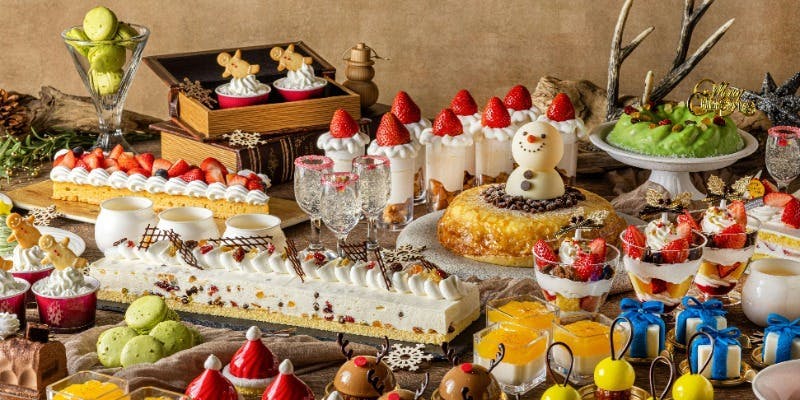 【Xmas2025】クリスマススイーツブッフェ＋ソフトドリンクフリー（平日90分・11/4～12/19）