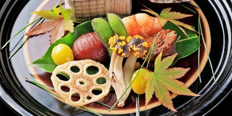 【お昼のお品書き】先付・向付・名物ゆば桶・水物など全9品（結納・お顔合わせプラン／リクエスト予約）