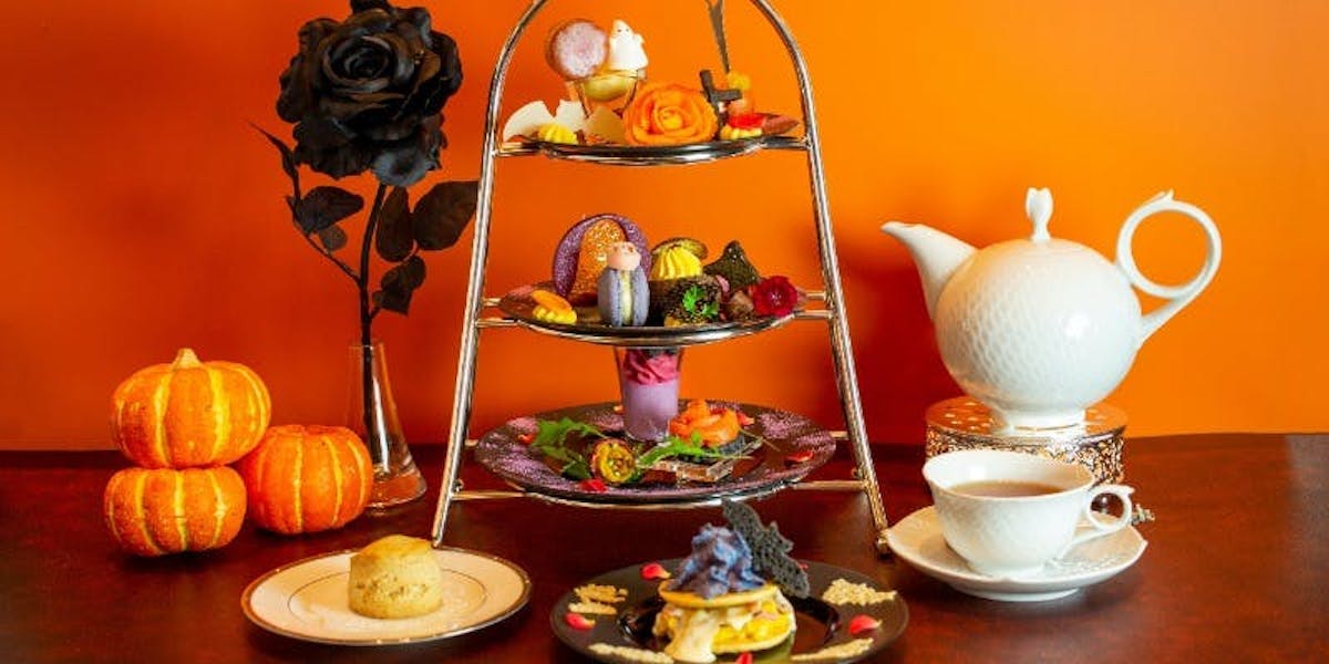 2022年ウェスティンホテル大阪のハロウィンアフタヌーンティー「Afternoon Tea Set ～Rose×Halloween～」