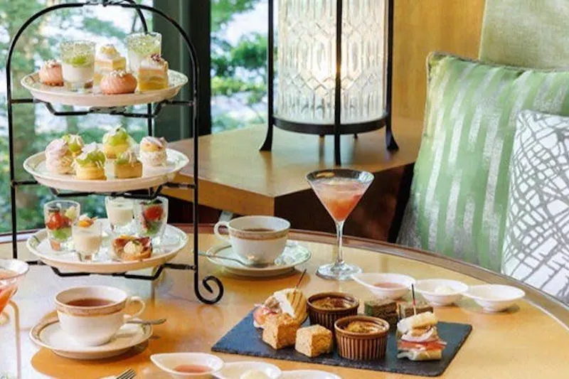 Shine Muscat & Peach Afternoon Teaの提供イメージ